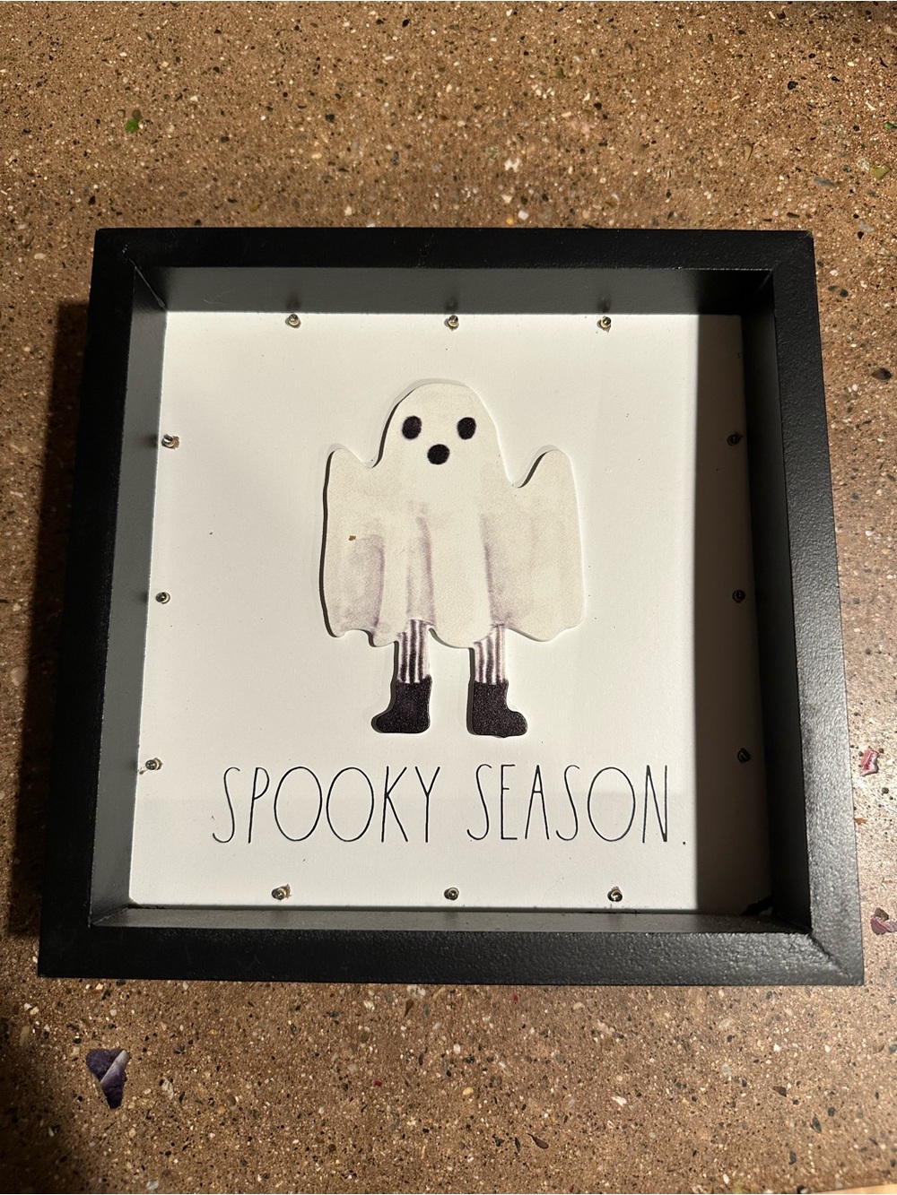 Rae Dunn light up White and Black Spooky Season Decor